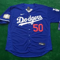 STITCHED MOOKIE BETTS LOS ANGELES DODGERS BASEBALL JERSEY
