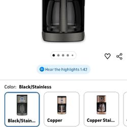 Cuisinart 14-Cup Coffee Maker, Programmable PerfecTemp Glass Carafe Coffee Machine with 1-4 Cup Setting, Brew Strength Control and Brew Pause, Stainle