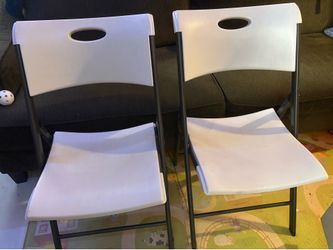 Lifetime Folding Chairs set of 2