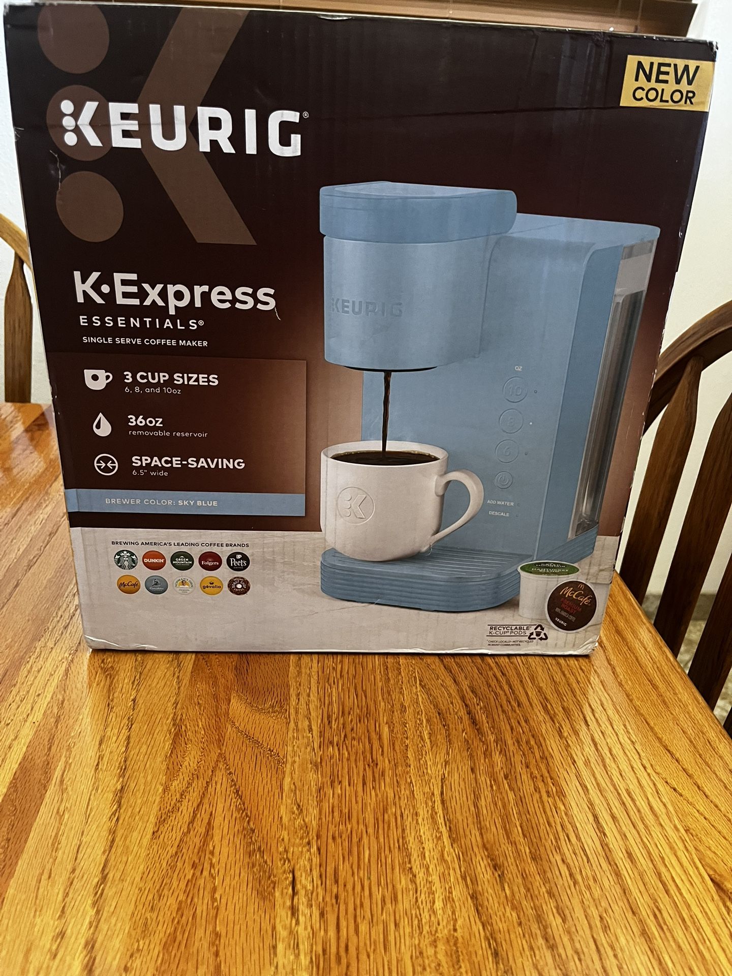 Baby blue Keurig K express essentials