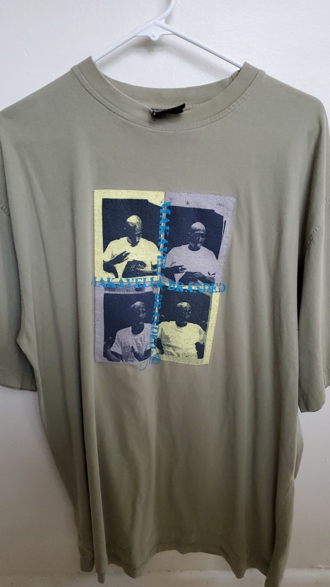 ORIGINAL TUPAC (2Pac) "MAKAVELI BRANDED" XL shirt
