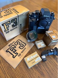 Nikon F3HP with MD4 drive and Nikon 50mm f/1.4 Ais lens .