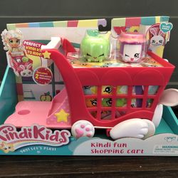 $15 Kindi Kids Kindi Fun Shopping Cart, Doll Playset