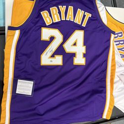 Signed Kobe Bryant jersey