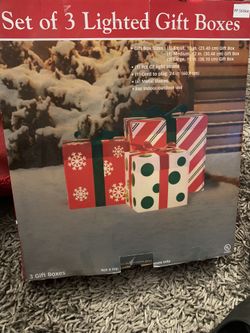 Light Up Gift Box Set Sell For 80 Bucks 