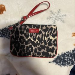 Animal Print Coach Wallet 
