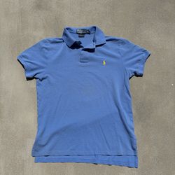 Ralph Lauren polo size Small baby blue and yellow