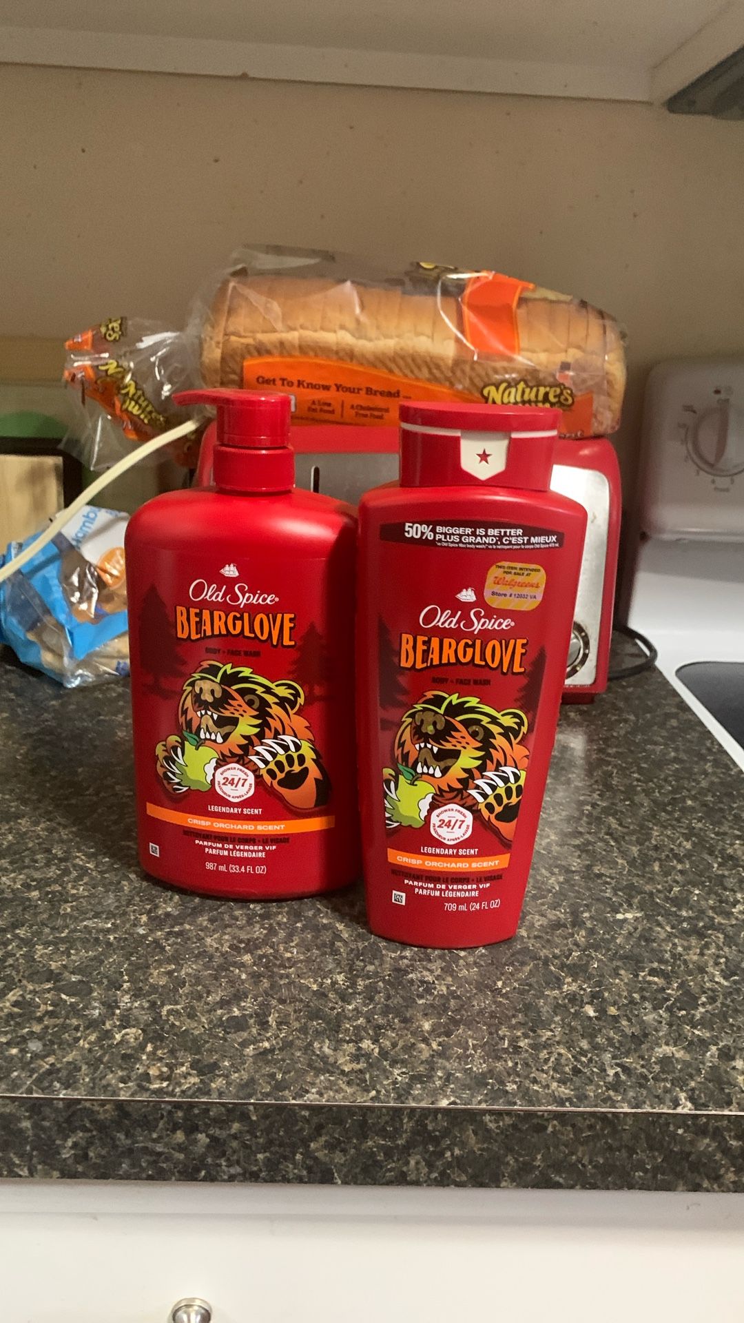 Old Spice “Bearglove” Body Wash Pair-2 Items!($16.44+ Value)