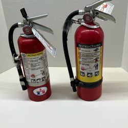 2 BADGER fire Extinguishers 