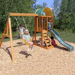 Wooden Swing Set