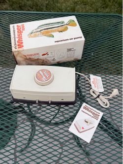 Second Nature whisper 1000 fish aquarium air pump