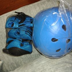 Brand New Helmet & Elbow Pads