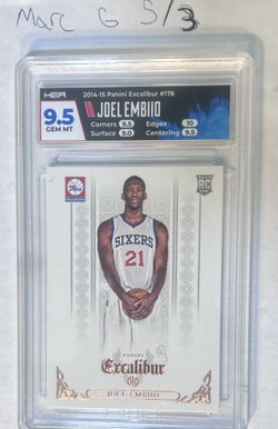 Joel Embiid Rc 14-15 HGA Gem Mint Rc!