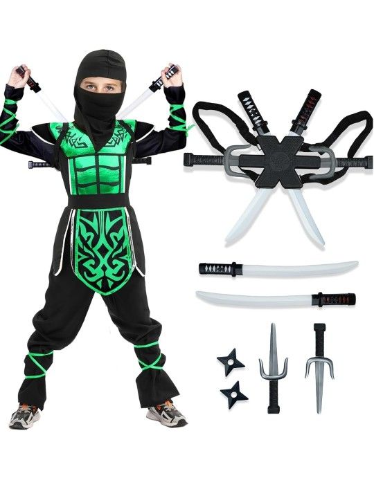 Kids Halloween Ninja Costume for Boy