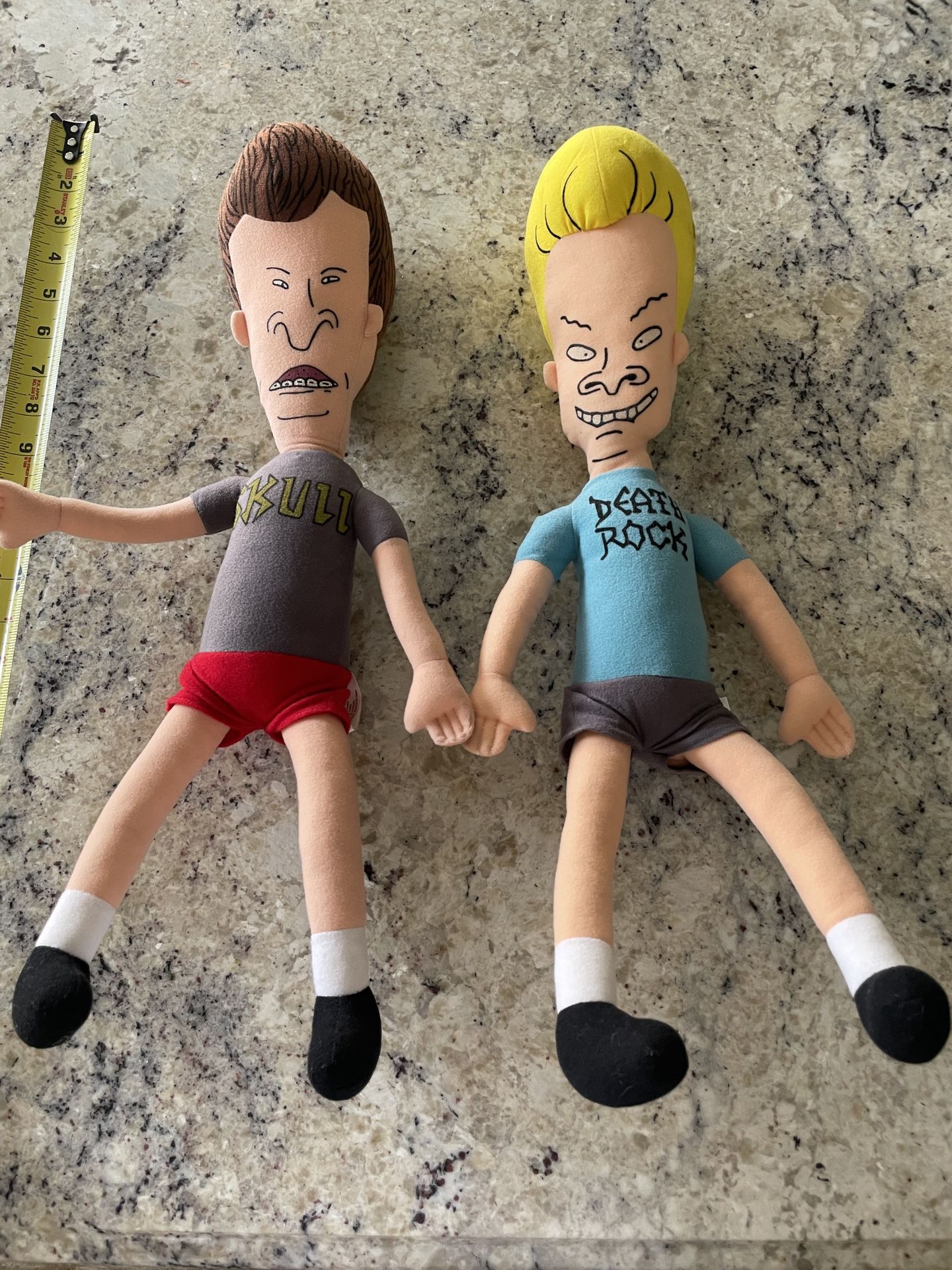 Very Rare Beavis  And Butthead 22 Inch Plush Dolls, Posable 