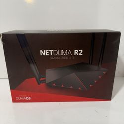 NetDuma R2 Gaming Router 4 Port- Dual Bandwith 2.4GHz/5GHz USB3.0 Port Read Ad
