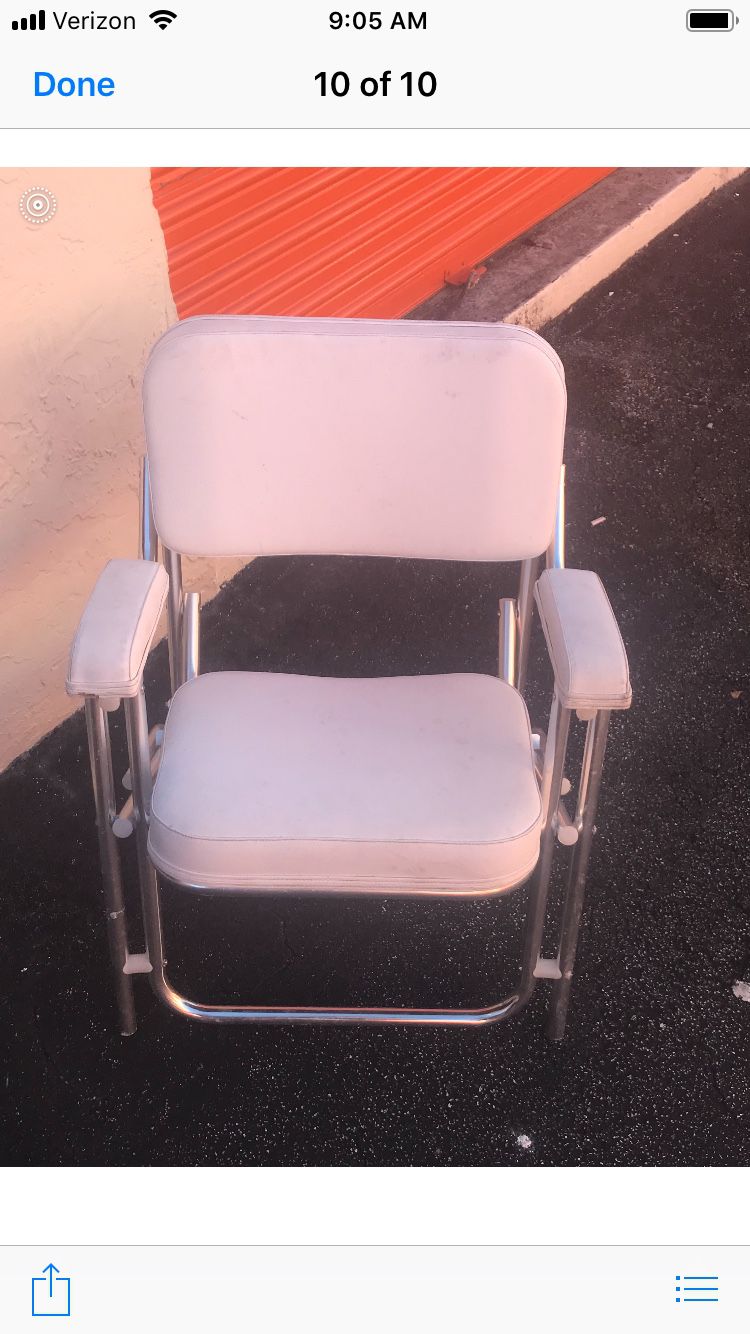 2 boat deck chairs excellent condition $275.00