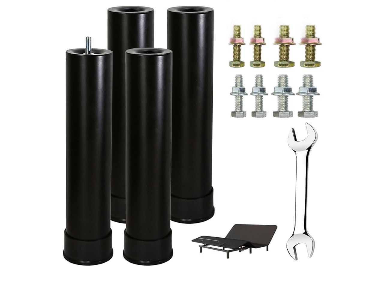 Bed Base Frame Leg Replacement Heavy Duty Extra Height Leg( 11inch)