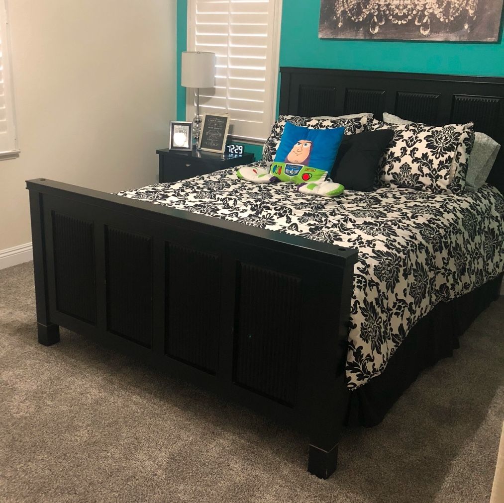 Black Queen Bed Frame
