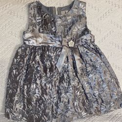 Toddler Silver Dress