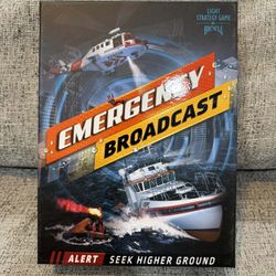 Brand New Emergency Broadcast Strategy Board Game 
