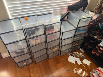Shoe storage boxes