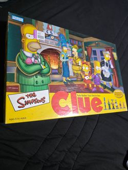 Simpsons clue board game