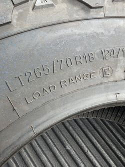 BF GOODRICH Lt265/70r18 Single Tire 