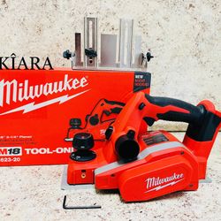 Milwaukee M18 3 1/4” Hand Planer Model 2623-20 (Tool Only)