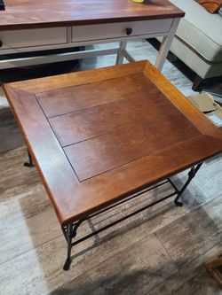 Rustic wooden table
