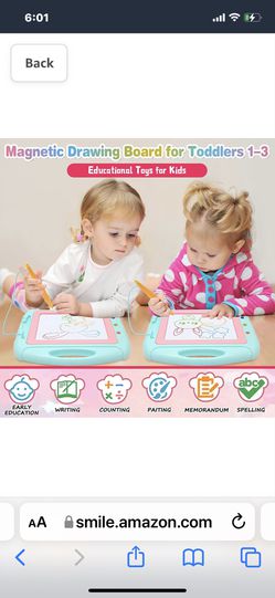 Toddler Girl Toys for 1-2 Year Old,Magnetic Drawing Board,Kids Toys for 1 2  3 Year Old Girls Boys,Easter Gifts for Kids,Magna Erasable Doodle Board,Ba  for Sale in Queens, NY - OfferUp