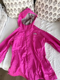The North Face Pink Hooded Rain Jacket