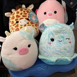 Various Squishmallows