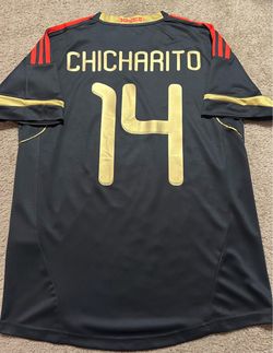 2011 Mexico ‘CHICHARITO #14’ Black Soccer Jersey