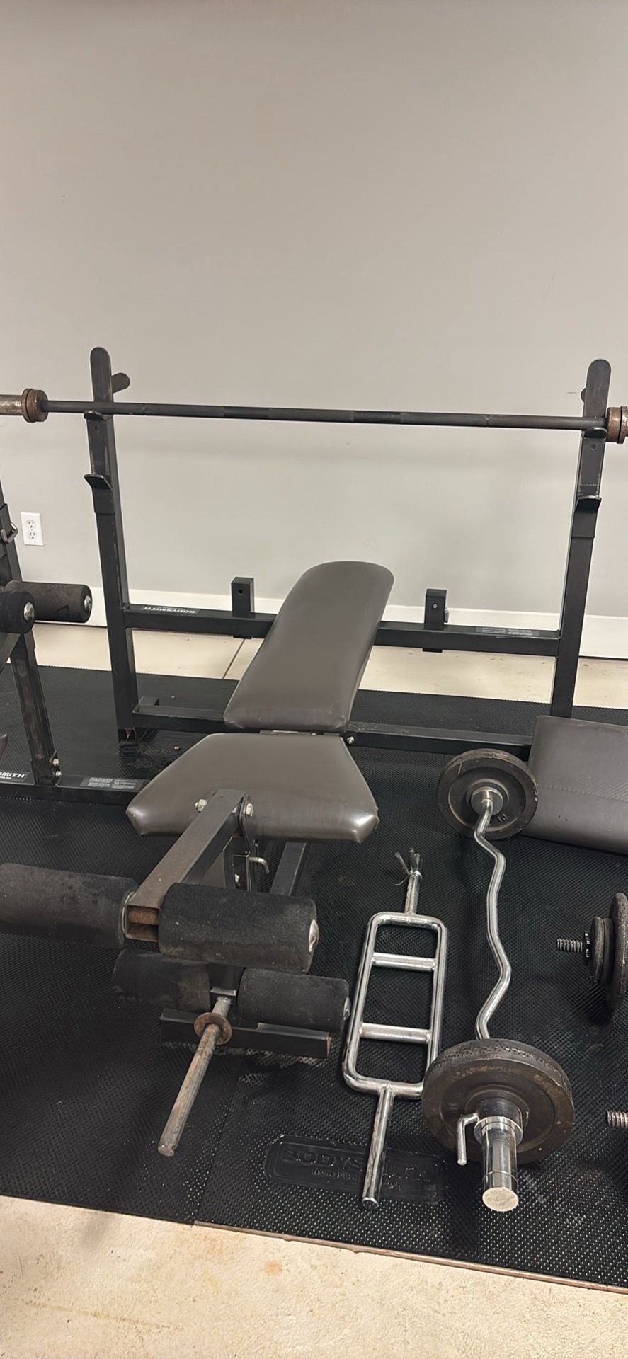 Full set of weights and benches