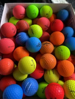 Matte Color Golf Balls $10 For 15 Balls 