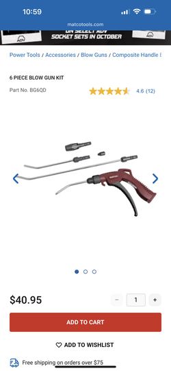 Matco Tools High Flow Blow Gun Kit 