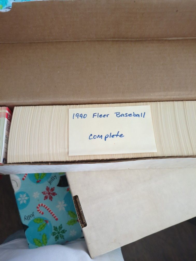 1990 Fleer Complete Set Baseball
