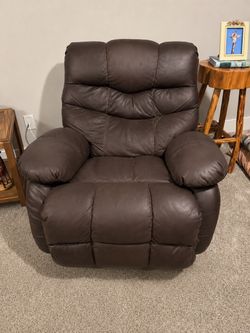 Faux Leather Recliner Chair