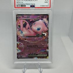 2024 POKEMON PLAY! POKEMON PRIZE PACK: SERIES 5 #151 MEW EX PSA 9