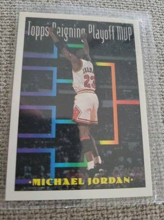 1993 Topps Gold Michael Jordan Reigning Playoff MVP #199 Bulls MINT