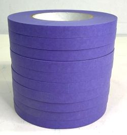 Lot Of (x10) 3M High Temperature Purple Masking Tape 1/2" x 60 yds