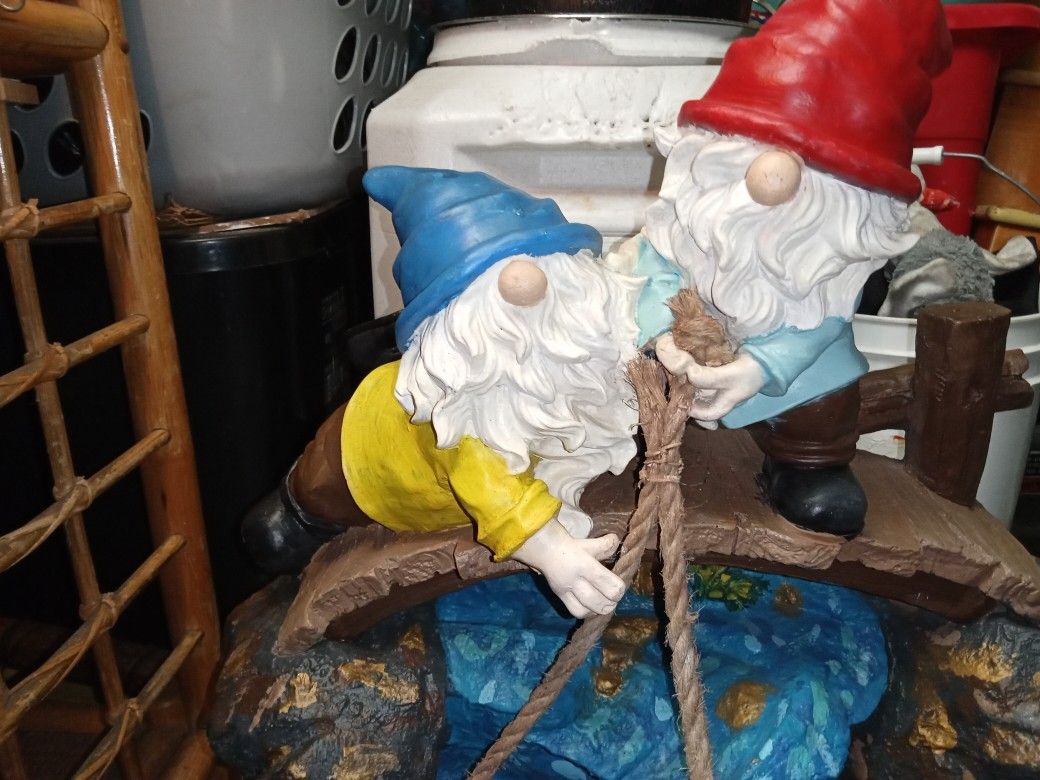 Gnomes Water Fountain