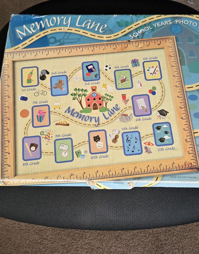 Memory Lane School Years Photo Frame