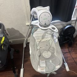 Ingenuity InLighten Soothing Swing - Van the Elephant