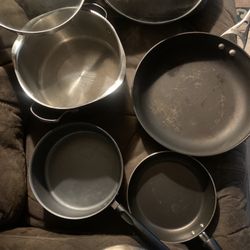 Calphalon & Stainless Steel Cookware Bundle – Pots, Pans & Glass Lids