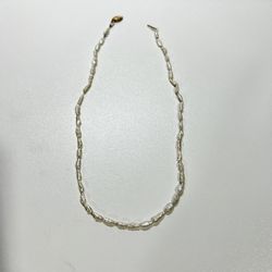 Vintage 14 kg Yellow Gold Freshwater Pearl necklace Vintage 