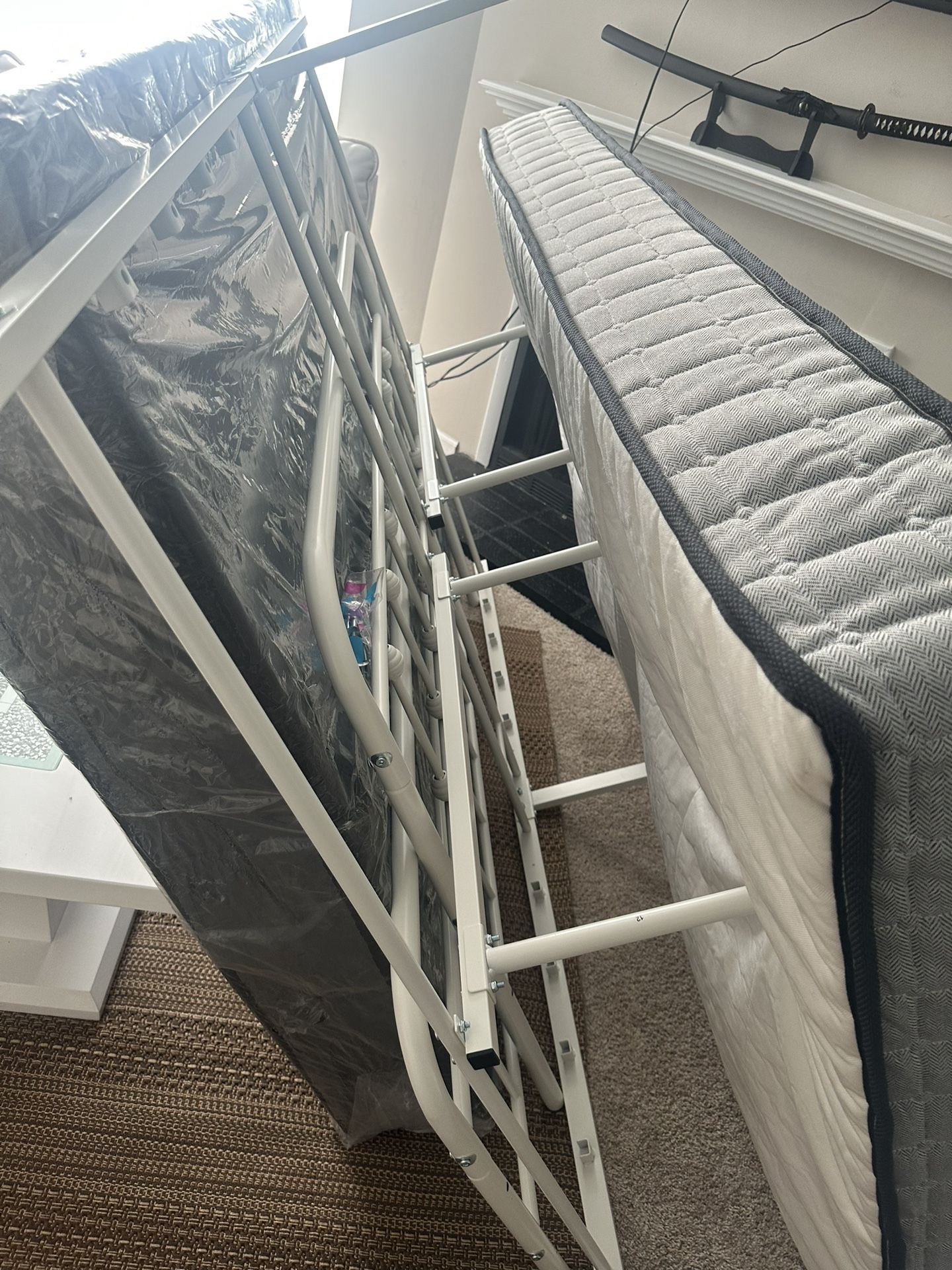 Full Size bed, Mattress Box Spring 