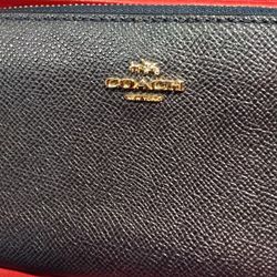 Coach Wallet Navy Blue