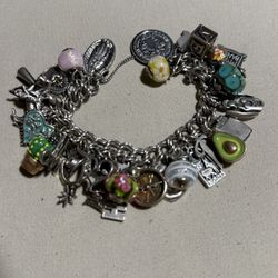 James Avery Bracelet 29 Charms Total. Arround 6-7 Charms That Are Retired 
